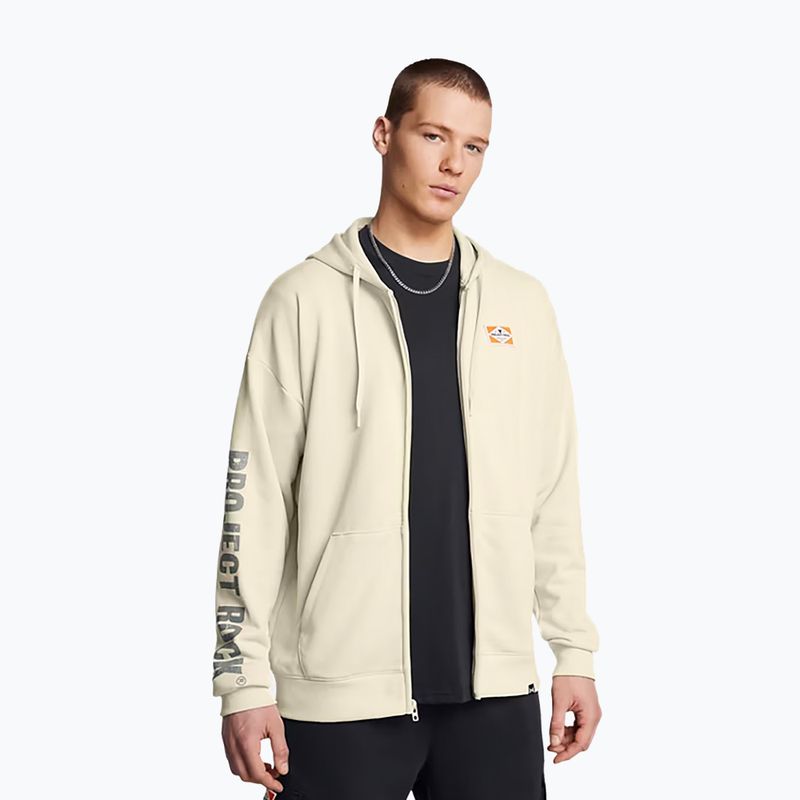 Bluza męska Under Armour Project Rock HWT Full Zip silt/clay green