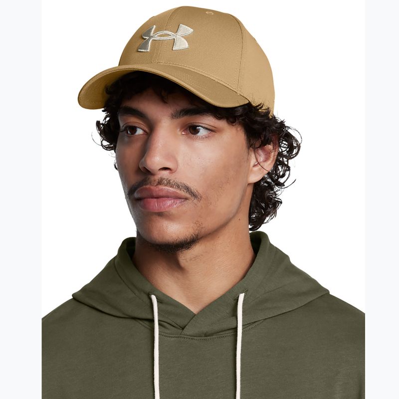 Czapka z daszkiem męska Under Armour Blitzing Adj camel/summit white 3