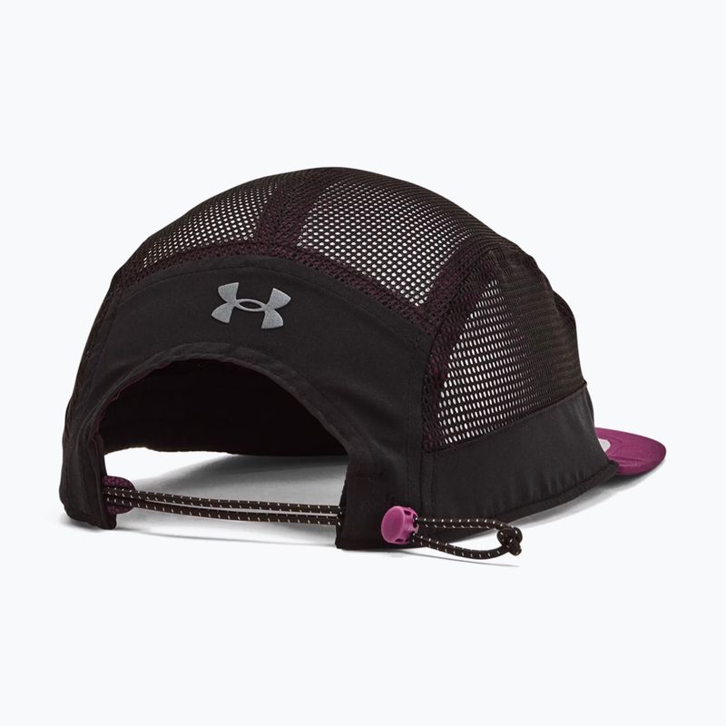 Czapka z daszkiem męska Under Armour Launch Camper tetra gray/purple gemini/black 2