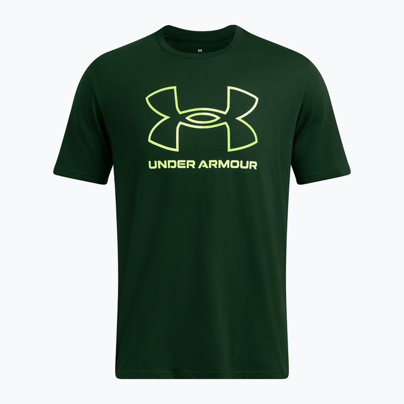 Koszulka treningowa męska Under Armour GL Foundation Update forest green/morph green