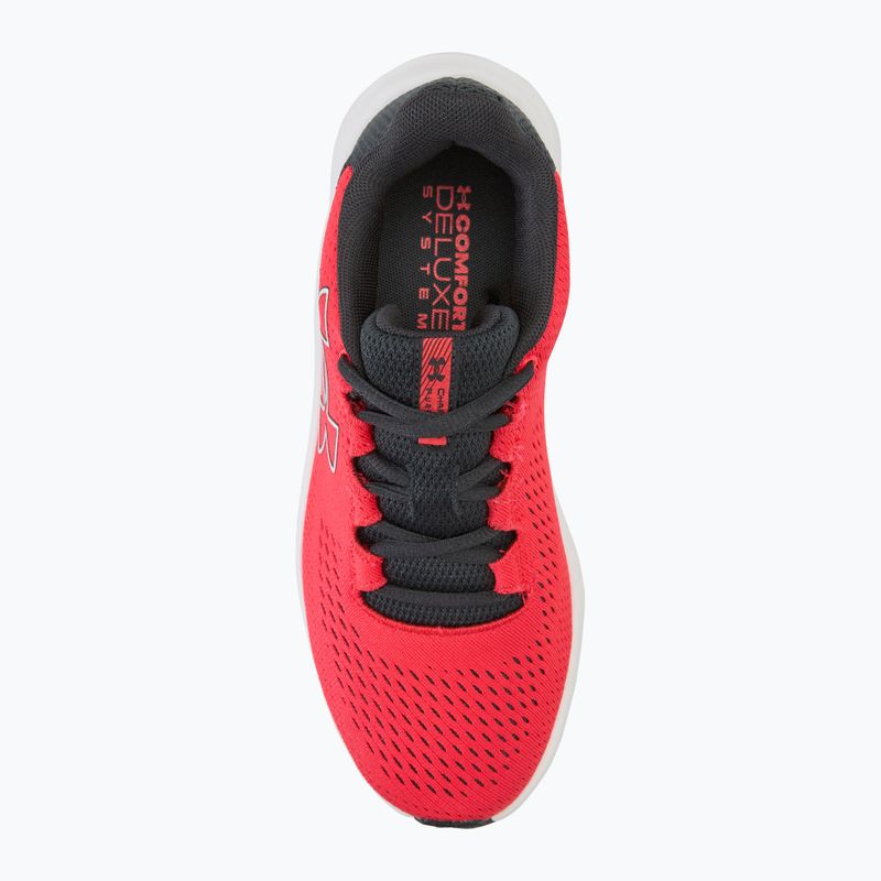 Buty do biegania damskie Under Armour Charged Pursuit 3 Big Logo racer red/anthracite/white 5