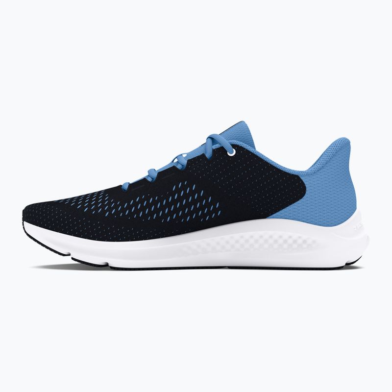 Buty do biegania damskie Under Armour Charged Pursuit 3 Big Logo black/horizon blue/white 10