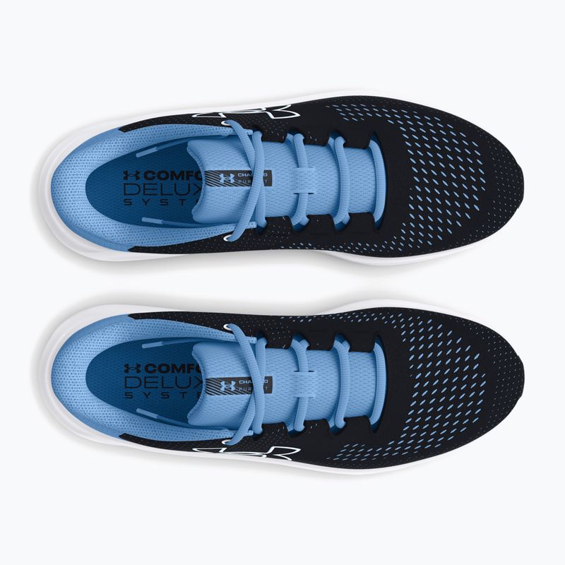 Buty do biegania damskie Under Armour Charged Pursuit 3 Big Logo black/horizon blue/white 11