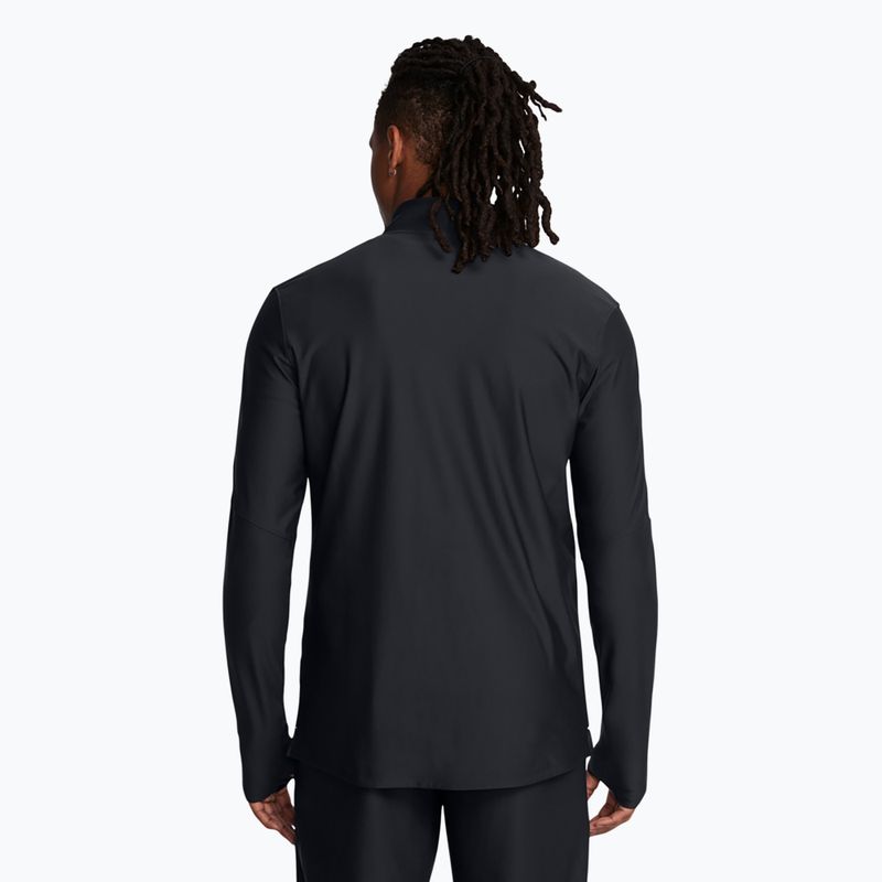 Bluza piłkarska męska Under Armour Challenger Pro 1/4 Zip black/white 2