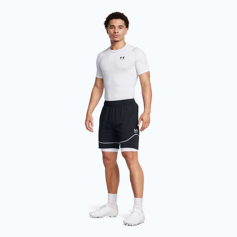 Spodenki piłkarskie męskie Under Armour Challenger Pro Train black / white 2
