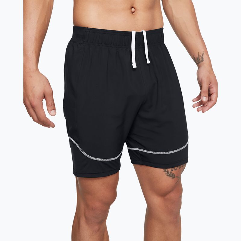 Spodenki piłkarskie męskie Under Armour Challenger Pro Train black / white 4