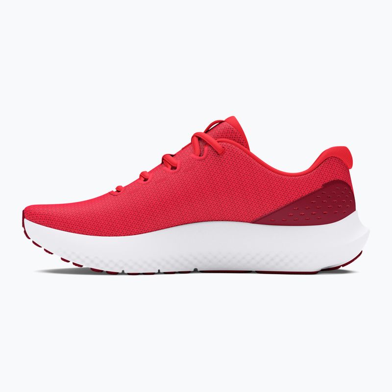 Buty do biegania męskie Under Armour Charged Surge 4 racer red/cardinal/cardinal 3