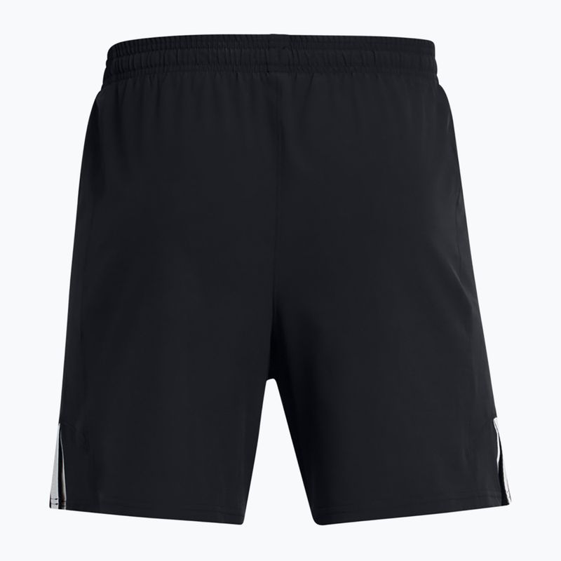 Spodenki piłkarskie męskie Under Armour Challenger Pro Woven black / white 6