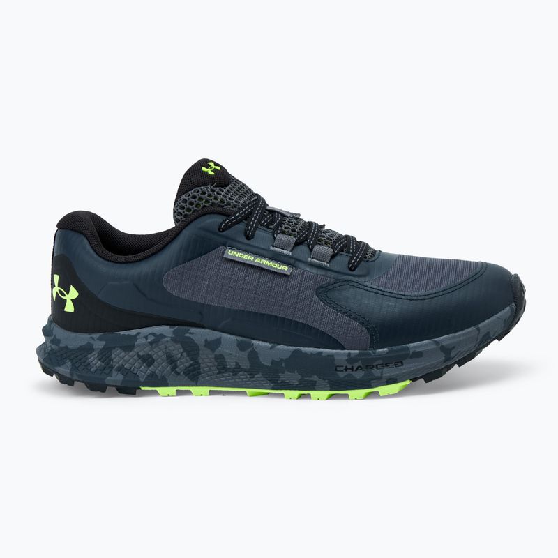 Buty do biegania męskie Under Armour Charged Bandit Trail 3 casterock/anthracite/high vis yellow 2