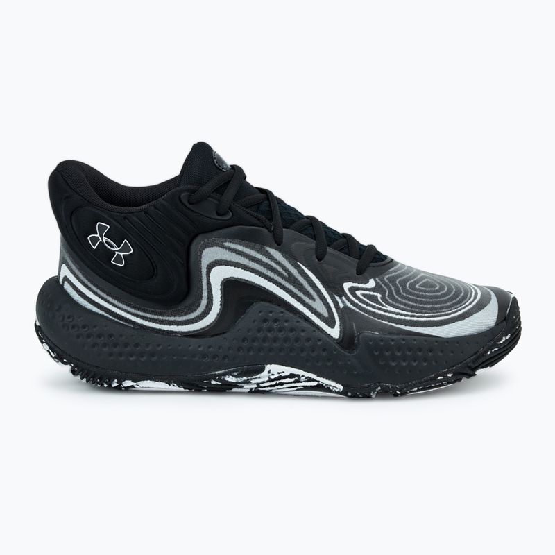 Buty do koszykówki Under Armour Spawn 6 Mid black/distant gray/mod gray 2