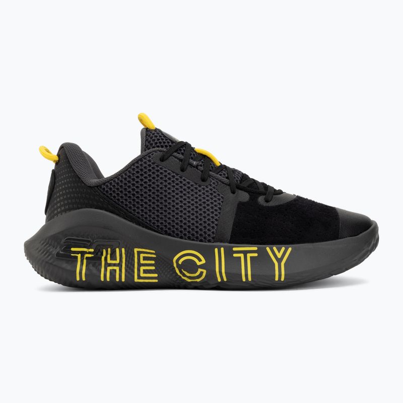 Buty Under Armour Curry 6 Flotro TC black/yellow 2