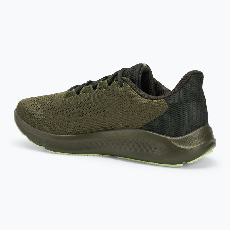 Buty do biegania męskie Under Armour Charged Pursuit 3 Big Logo marine od green/baroque green 3