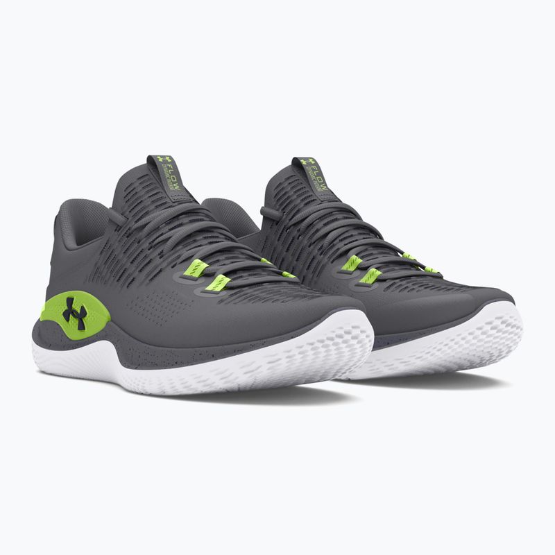 Buty treningowe męskie Under Armour Dynamic IntelliKnit titan gray/morph green/midnight navy 8