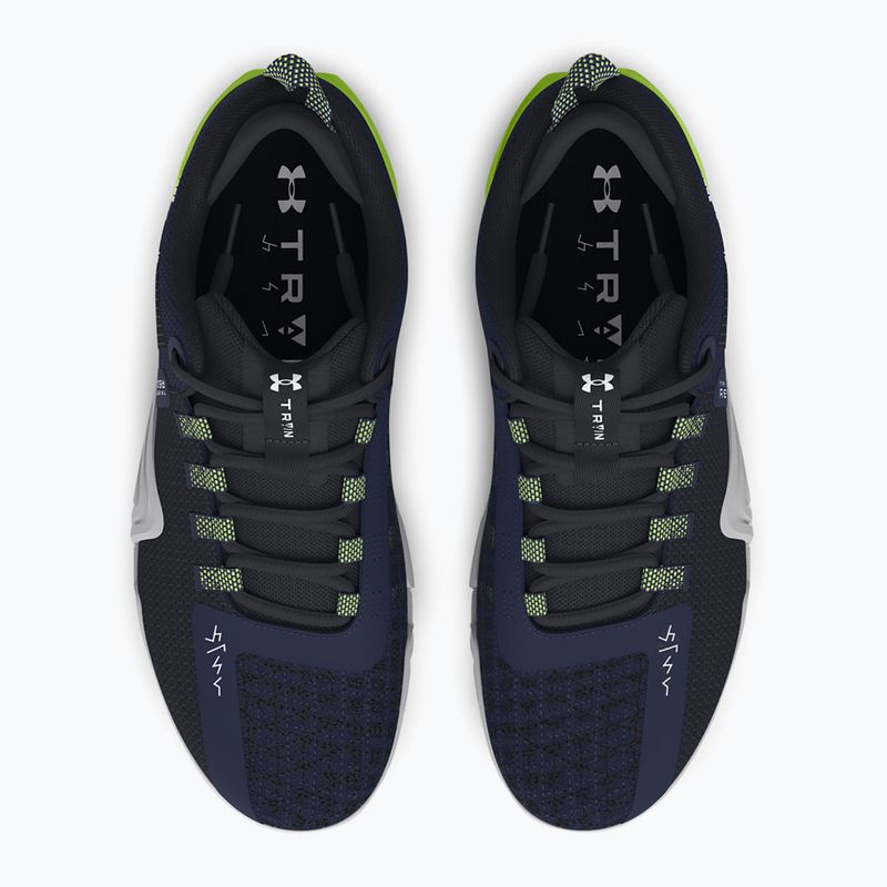 Buty treningowe męskie Under Armour TriBase Reign 6 midnight navy/morph green/white 11