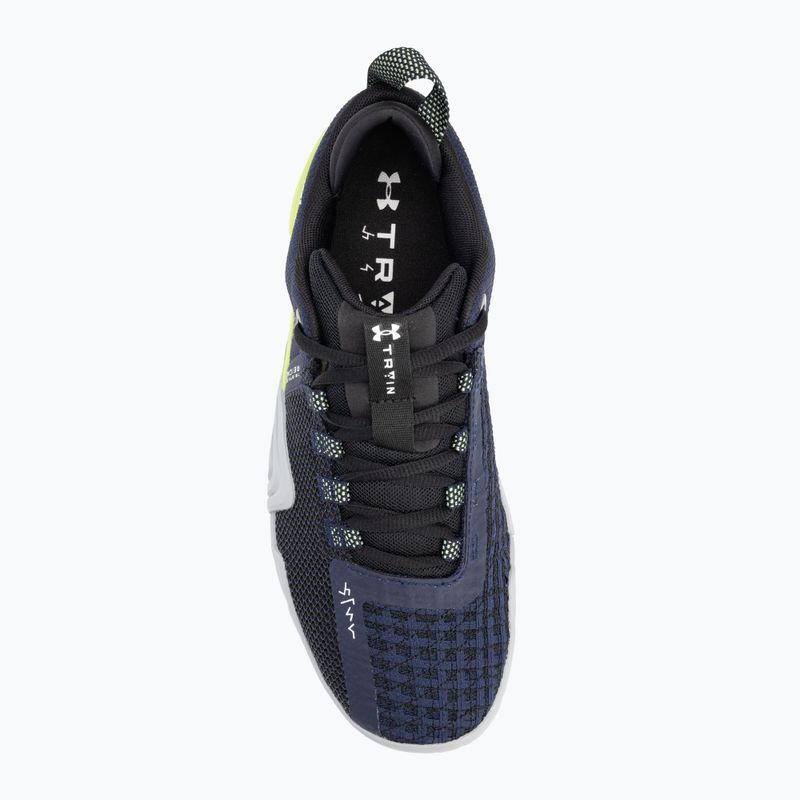 Buty treningowe męskie Under Armour TriBase Reign 6 midnight navy/morph green/white 5