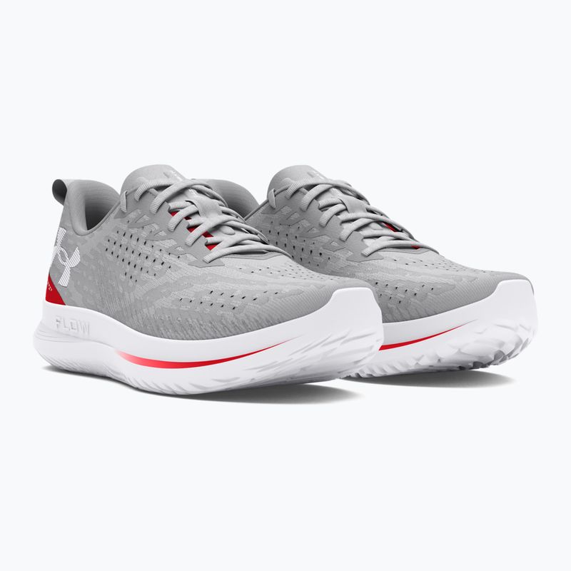 Buty do biegania męskie Under Armour Velociti 4 halo gray/racer red/white