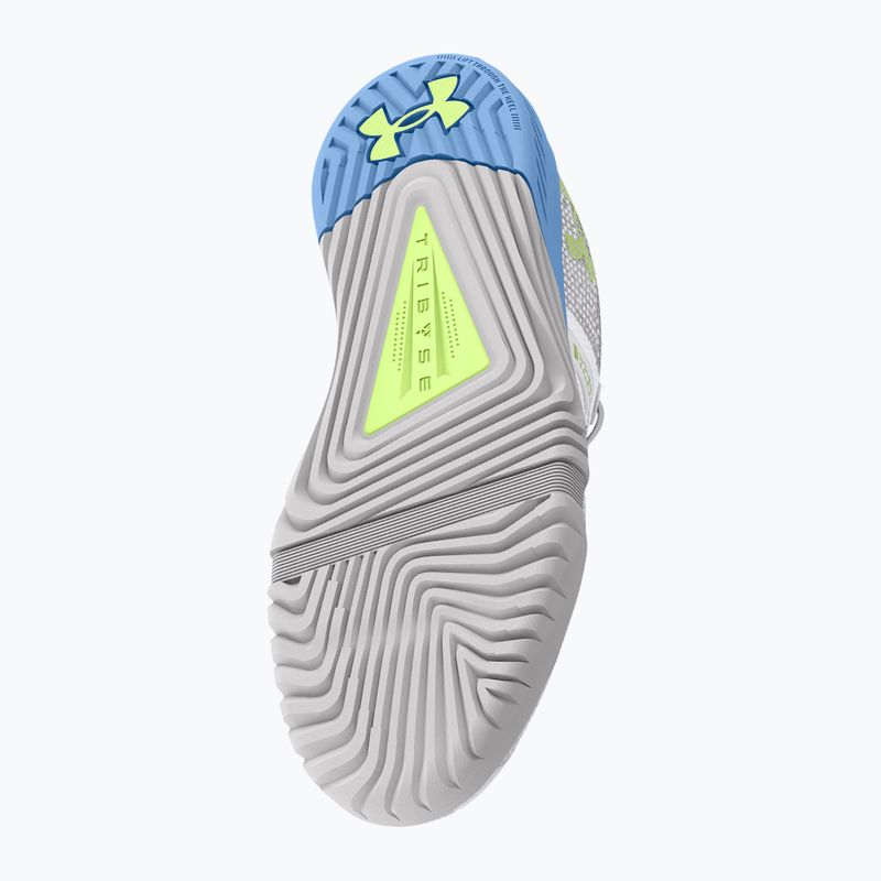 Buty treningowe damskie Under Armour TriBase Reign 6 white/horizon blue/morph green 12