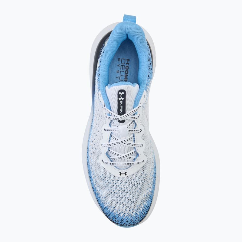 Buty do biegania męskie Under Armour Infinite white/midnight navy/white 5