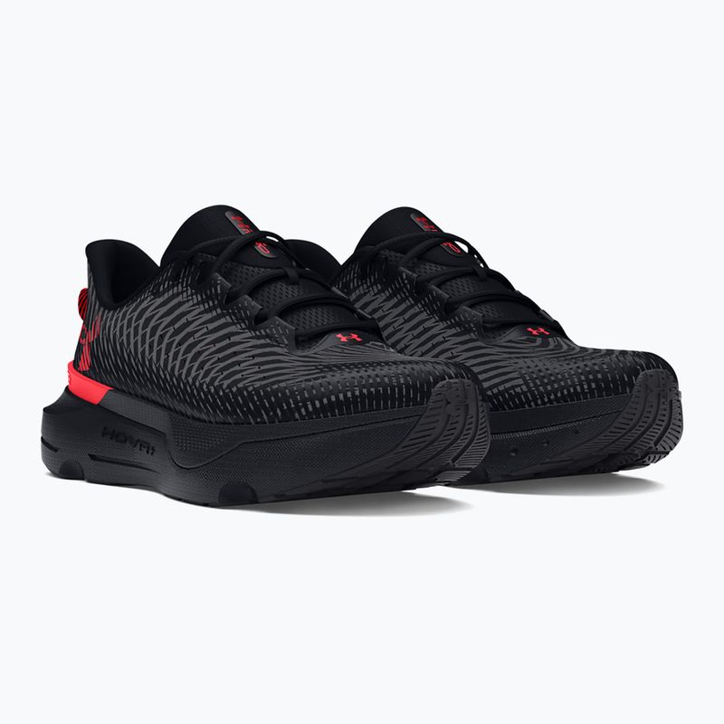 Buty do biegania męskie Under Armour Infinite Pro black/anthracite/racer red 3