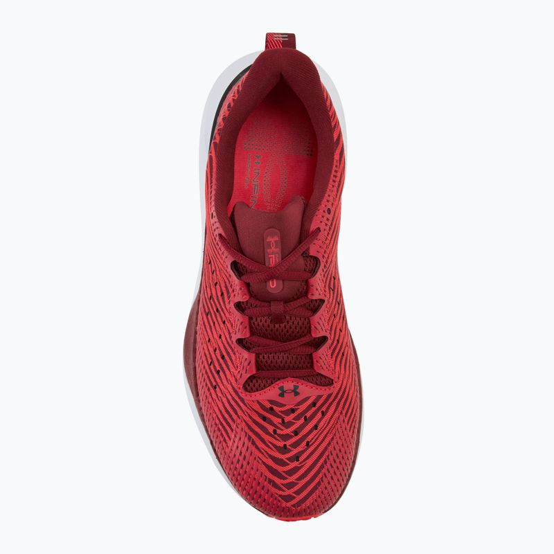 Buty do biegania męskie Under Armour Infinite Pro cardinal/racer red/black 5