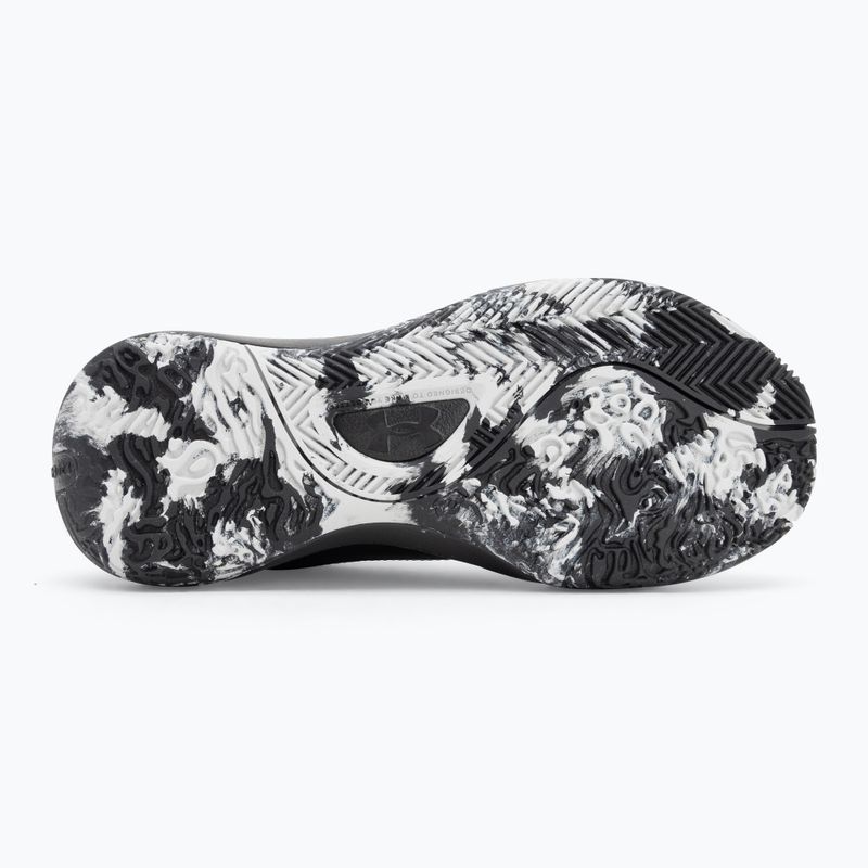 Buty do koszykówki Under Armour Lockdown 7 black/black/metallic silver 4