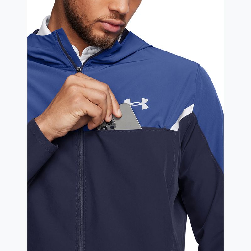 Kurtka treningowa męska Under Armour Vanish Woven Utility midnight navy/tech blue/reflective 3