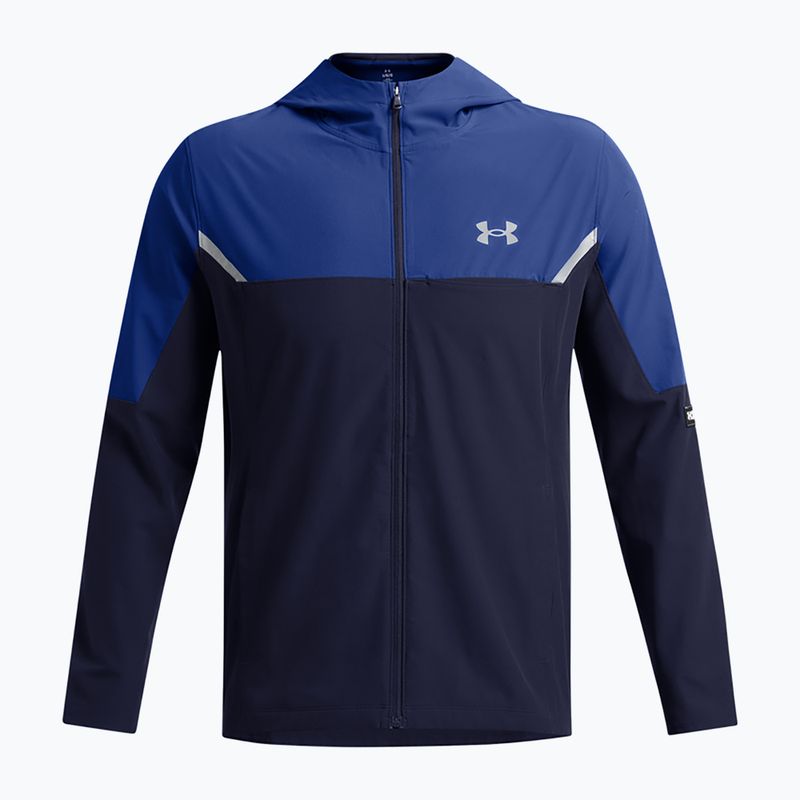 Kurtka treningowa męska Under Armour Vanish Woven Utility midnight navy/tech blue/reflective 4