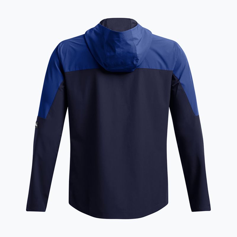 Kurtka treningowa męska Under Armour Vanish Woven Utility midnight navy/tech blue/reflective 5