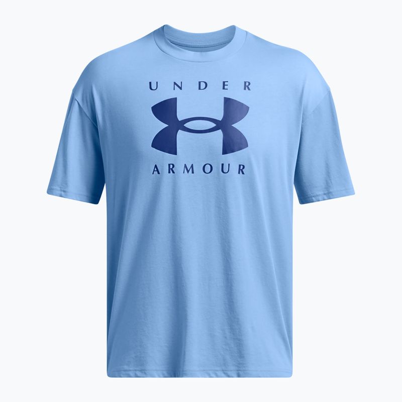 Koszulka męska Under Armour HW OS Branded horizon blue/tech blue 3