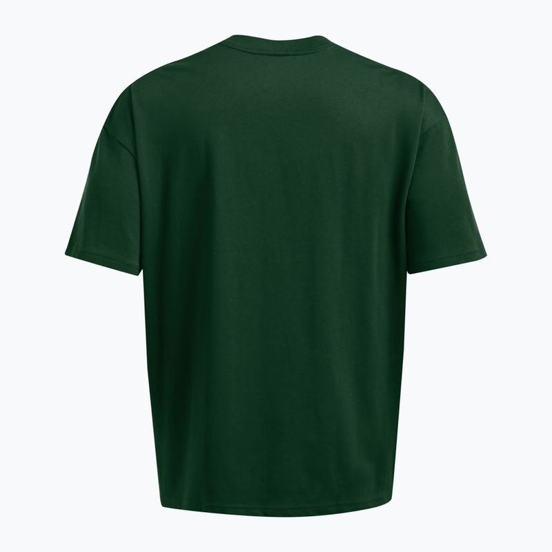 Koszulka męska Under Armour HW OS Branded forest green/morph green 4