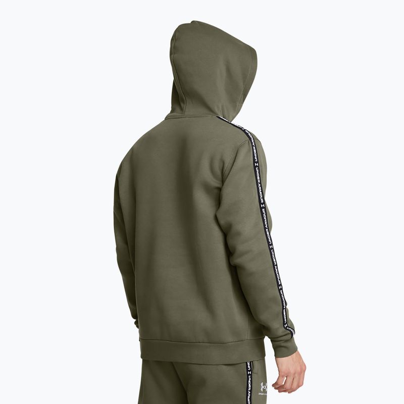 Bluza męska Under Armour Icon Fleece HD marine green/white 3