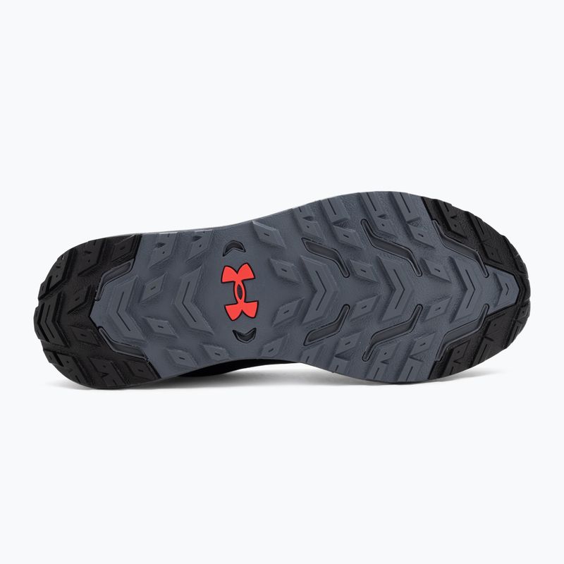 Buty do biegania męskie Under Armour Charged Bandit Trail 3 black/black/racer red 4