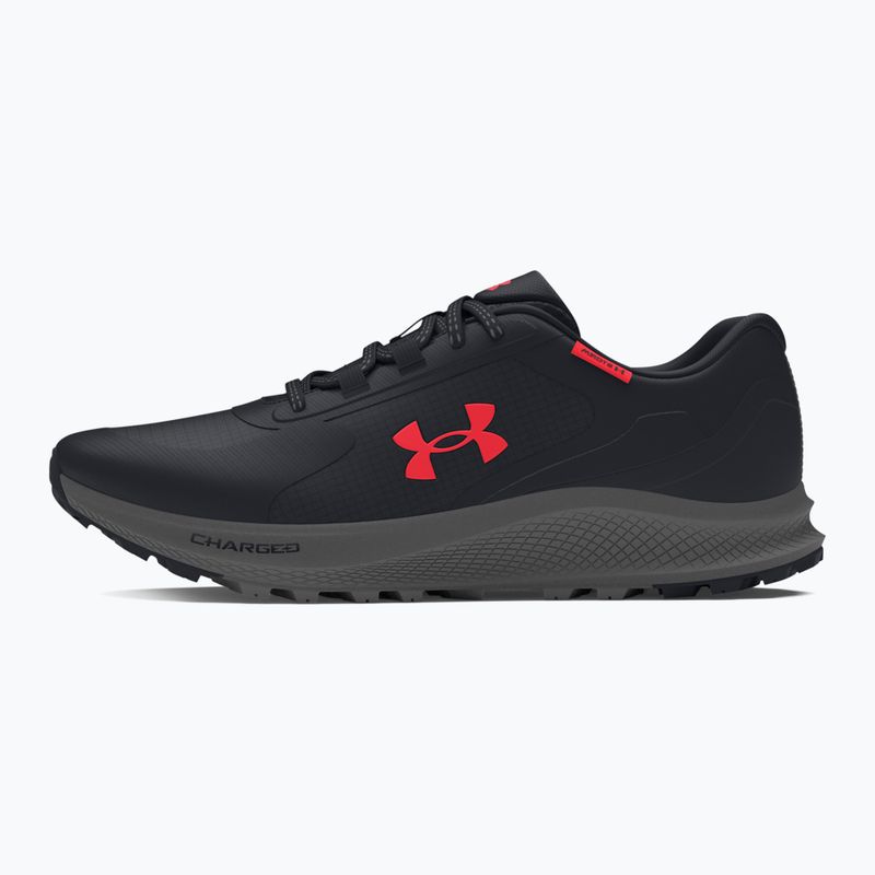 Buty do biegania męskie Under Armour Charged Bandit Trail 3 black/black/racer red 3