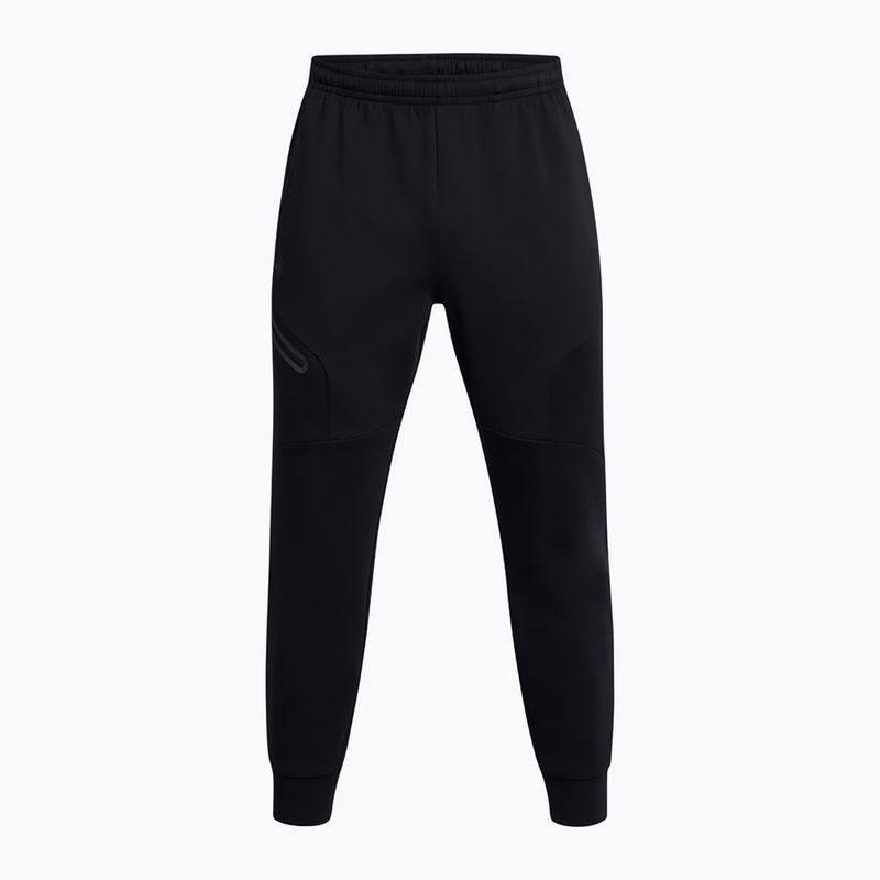 Spodnie męskie Under Armour Unstoppable Fleece black/black 5