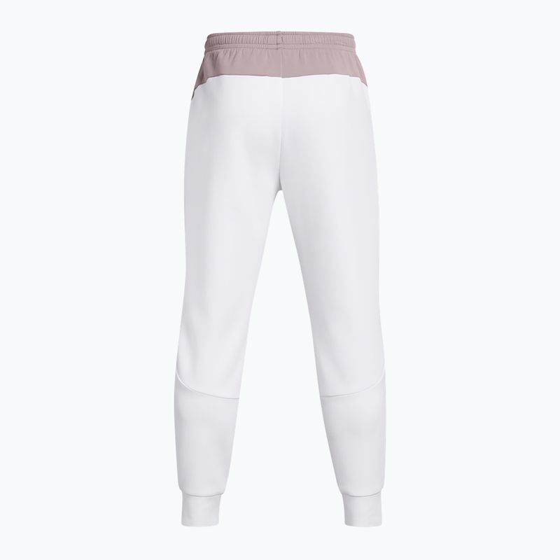 Spodnie męskie Under Armour Unstoppable Fleece tetra gray/white/black 6