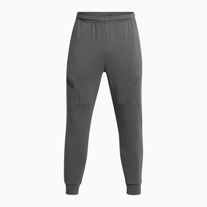 Spodnie męskie Under Armour Unstoppable Fleece castlerock/black 5