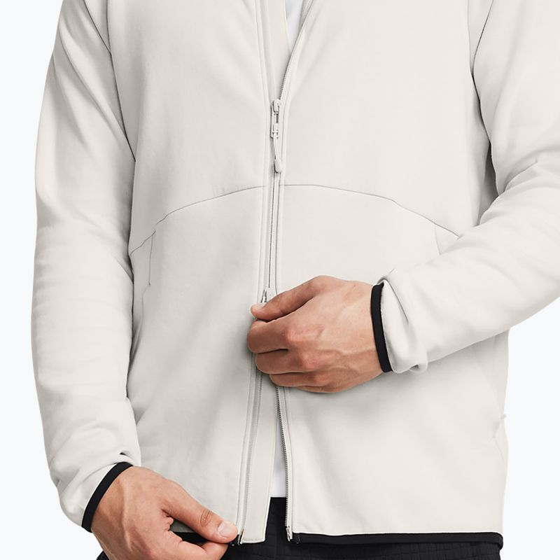 Bluza męska Under Armour Unstoppable Fleece Full Zip HD summit white/black 4