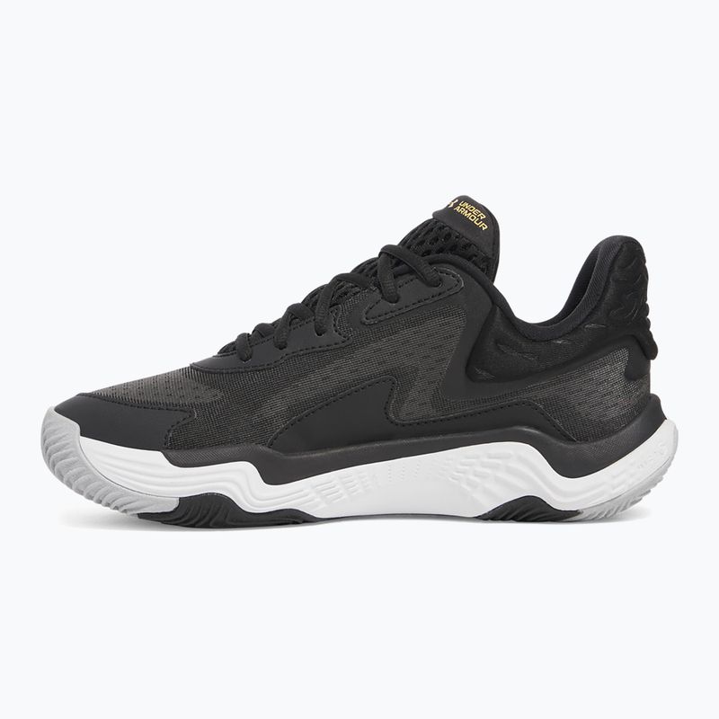 Buty do koszykówki Under Armour Spawn 7 black/metallic gold/black 9