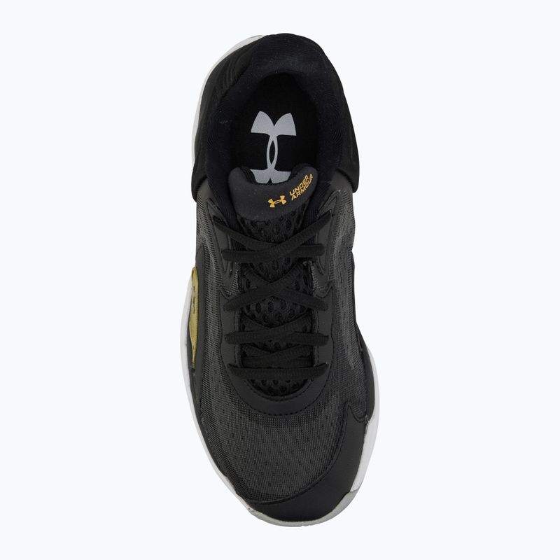 Buty do koszykówki Under Armour Spawn 7 black/metallic gold/black 5