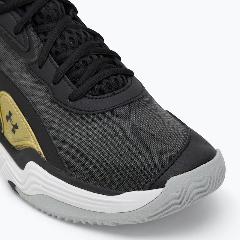 Buty do koszykówki Under Armour Spawn 7 black/metallic gold/black 7