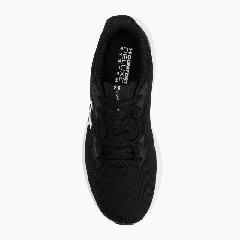 Buty do biegania męskie Under Armour Charged Pursuit 4 black/black/white 5