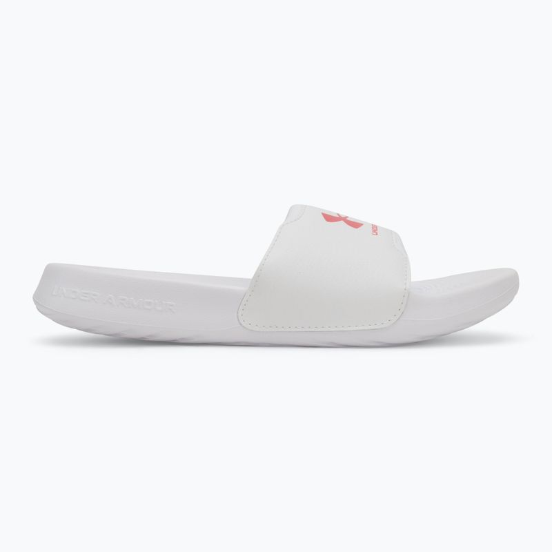 Klapki damskie Under Armour Ignite Select white/white/super pink 2