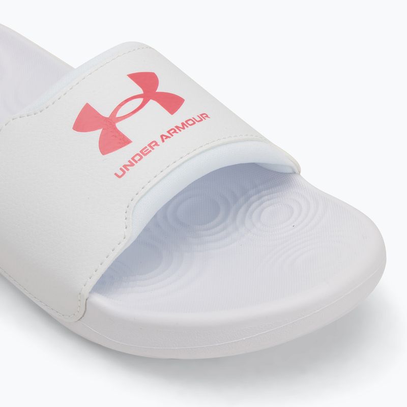 Klapki damskie Under Armour Ignite Select white/white/super pink 7