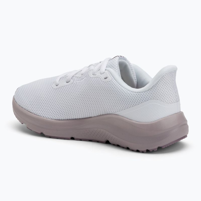 Buty do biegania damskie Under Armour Charged Pursuit 4 white/white/purple prime 3