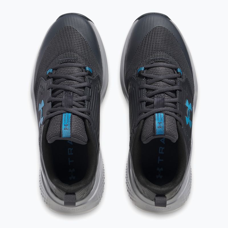 Buty treningowe męskie Under Armour Commit 4 anthracite/steel/ether blue 4