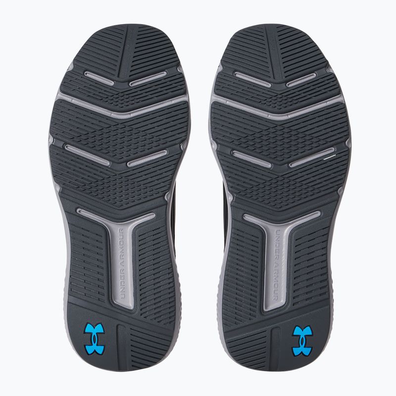 Buty treningowe męskie Under Armour Commit 4 anthracite/steel/ether blue 5