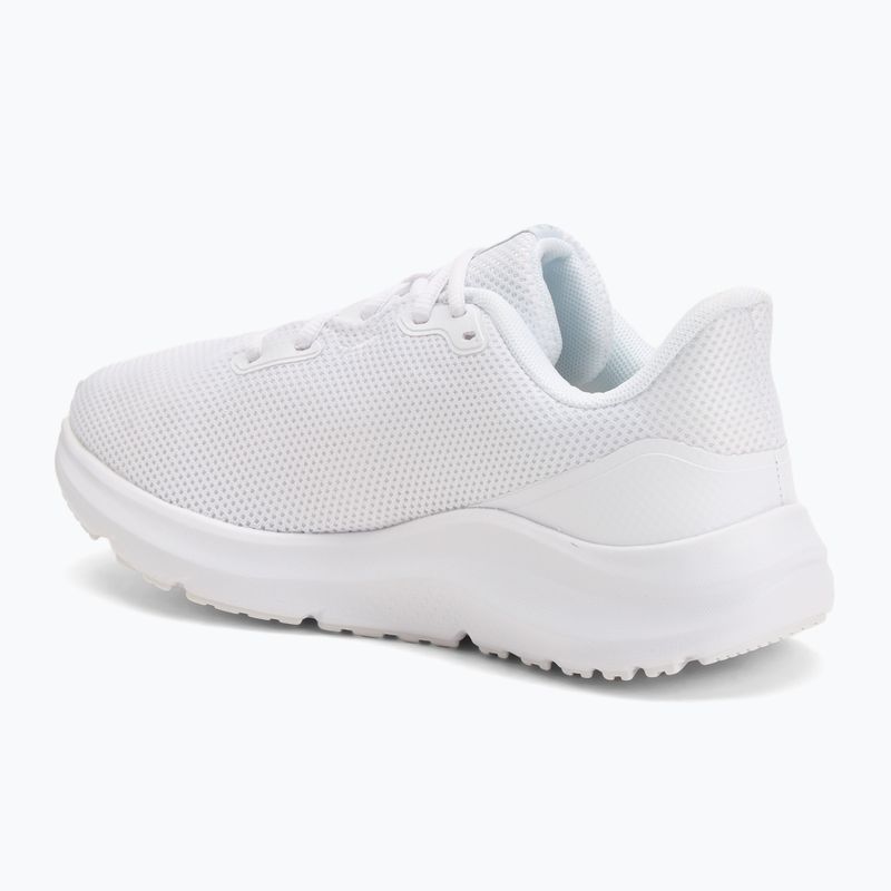 Buty do biegania damskie Under Armour Charged Pursuit 4 white/white/metallic silver 3