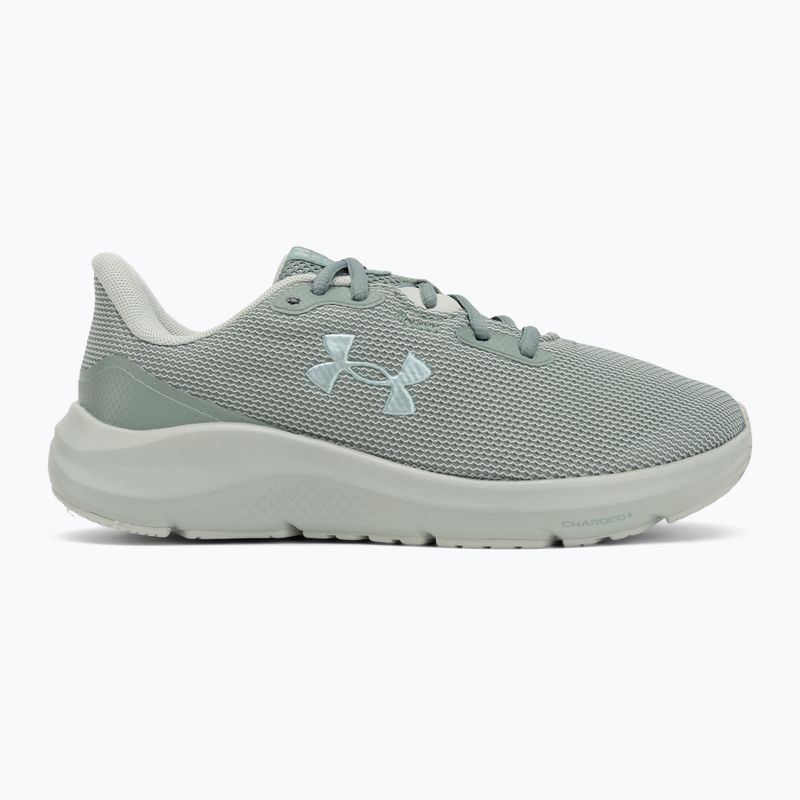 Buty do biegania damskie Under Armour Charged Pursuit 4 silica green/silica green/metallic silica 2