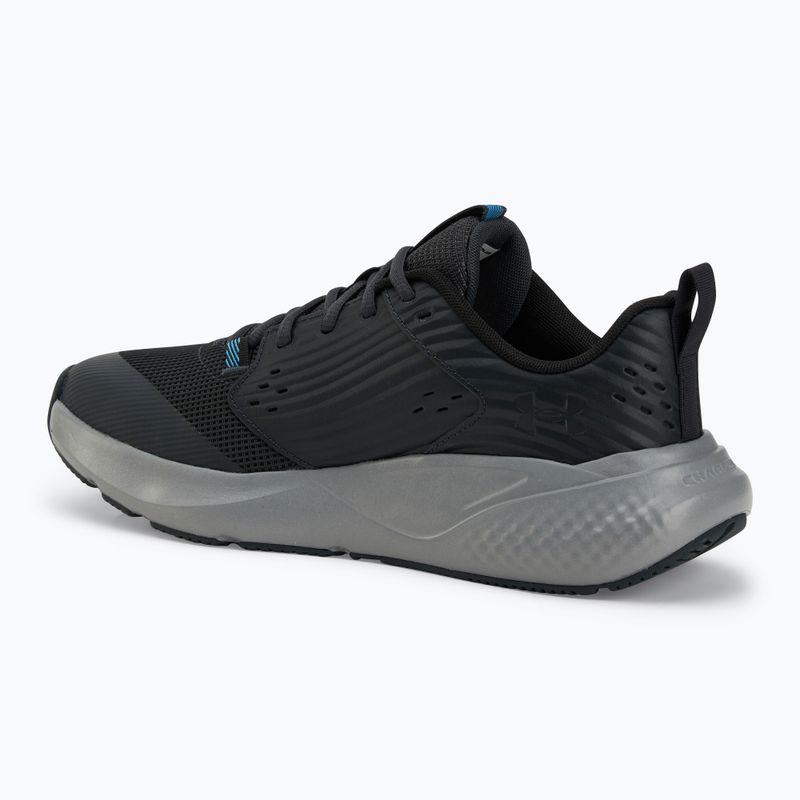 Buty treningowe męskie Under Armour Commit 4 anthracite/steel/ether blue 3
