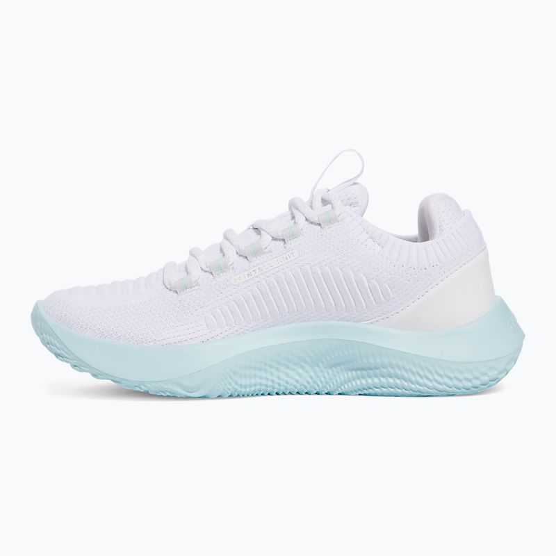 Buty treningowe damskie Under Armour Dynamic 2 white/stream/metallic silver 2